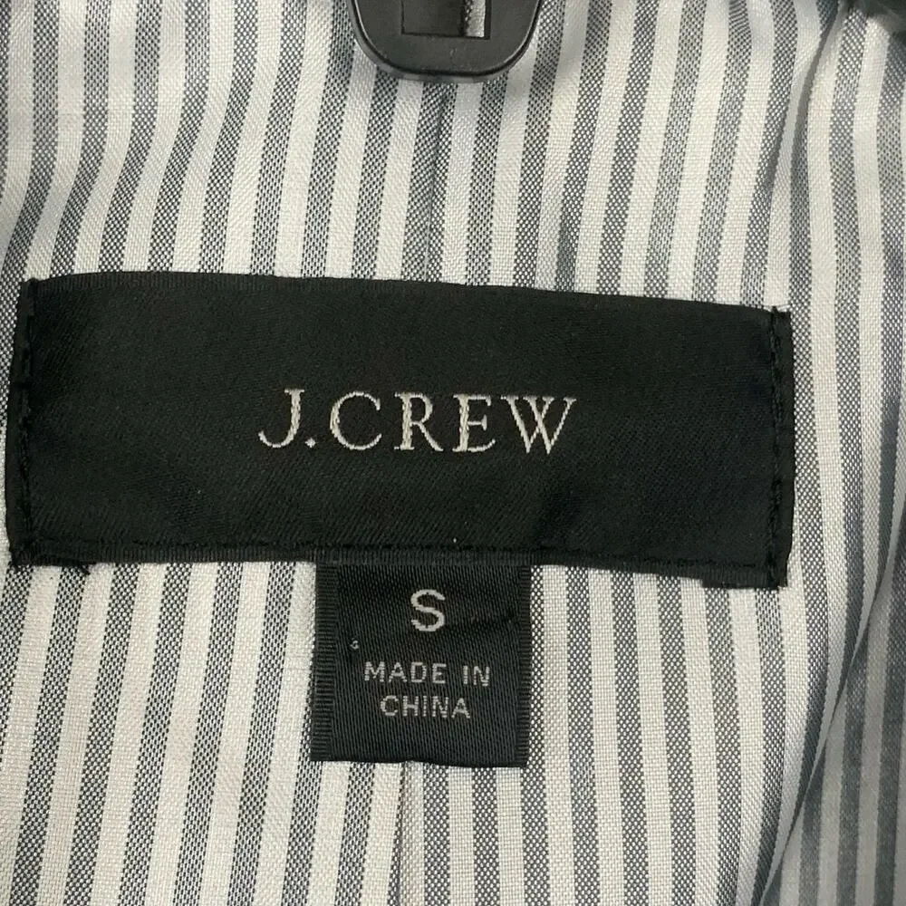 J. Crew Blazer Size Small Womens Black 2 Button Close Single Breast Lined